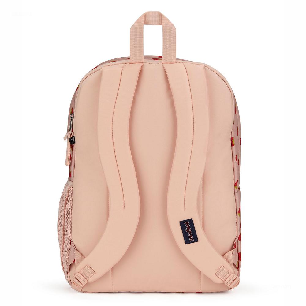 Sac à Dos Ordinateur JanSport BIG STUDENT Rose Rouge | LYJ-26480962